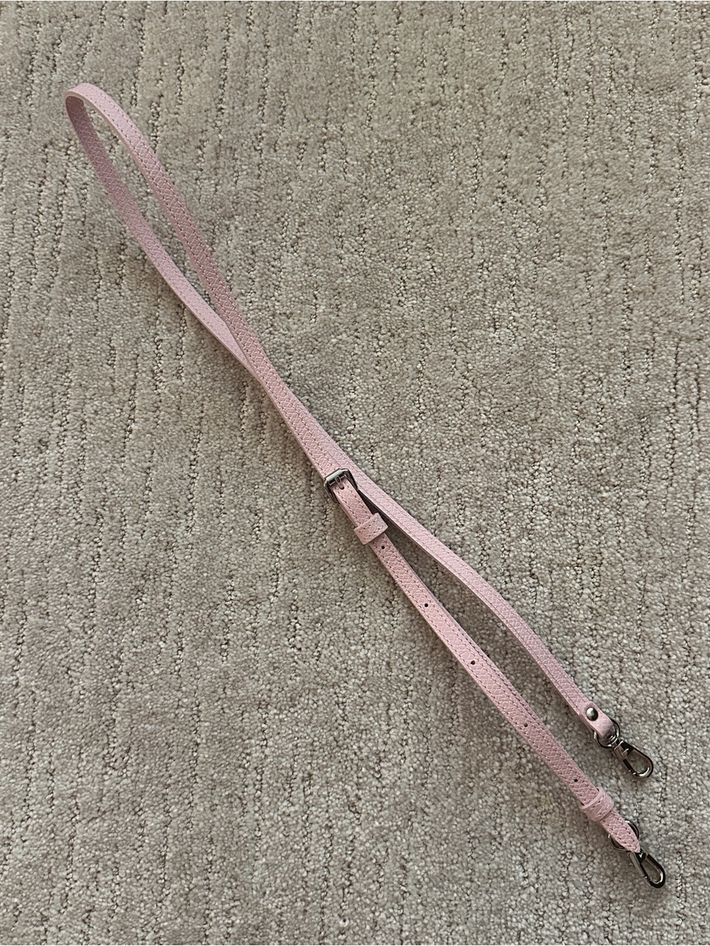 Authentic Longchamp Baby Pink Crossbody Strap